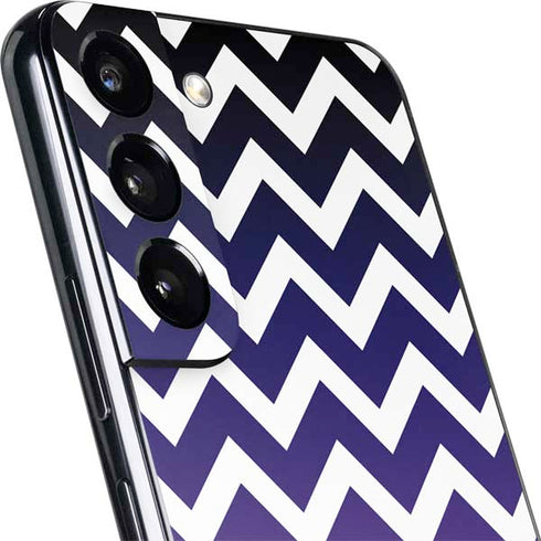 Chevron Purple Ombre Galaxy S22 Skin